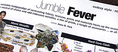 Audrey Magazine Jumble Fever Rock Candy Ring