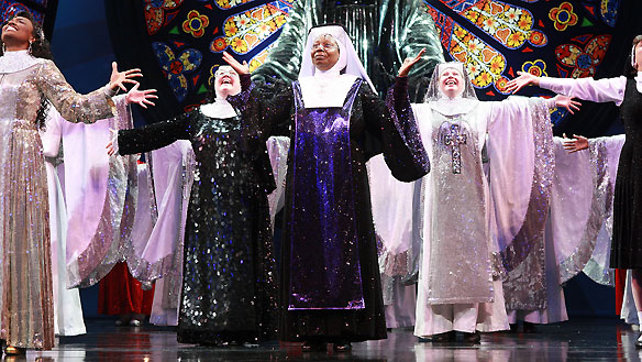 Sister Act Swarovski crystals on nuns' habits