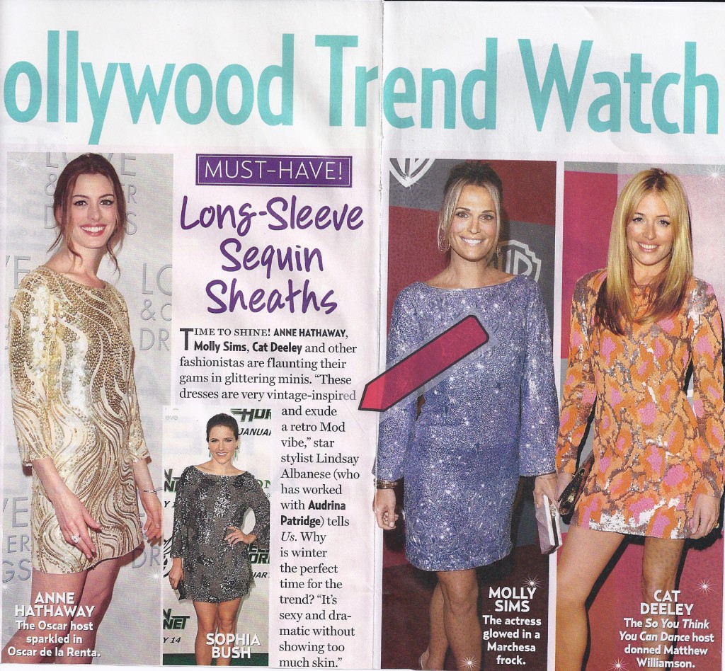 sequin tunics Lindsay Albanese