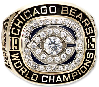Superbowl ring Bears